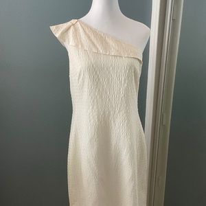 One shoulder Ann Taylor Summer Dress
